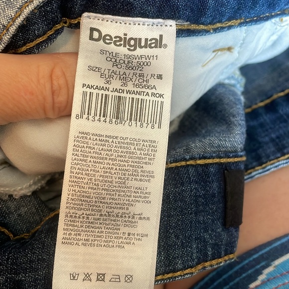 Cute Desigual Jean Skirt - Picture 8 of 10